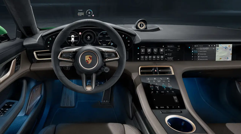 Porsche Taycan sắp được cập nhật dù chưa lỗi thời - Ảnh 3. Nội thất tham khảo hiện tại của Porsche Taycan - Ảnh: Porsche