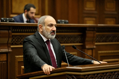 Thủ tướng Armenia Nikol Pashinyan - Ảnh: REUTERS Thủ tướng Armenia Nikol Pashinyan - Ảnh: REUTERS