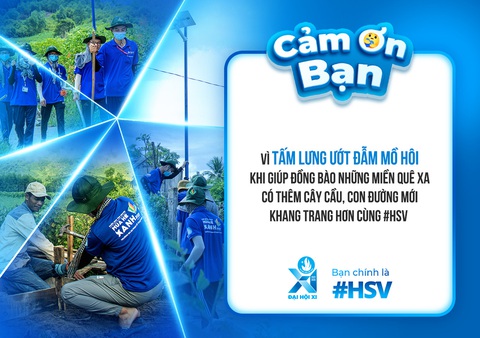Lời xin lỗi - cảm ơn từ Hội Sinh viên Việt Nam - Ảnh 2. Dấu ấn Mùa hè xanh được thể hiện trong lời cảm ơn với "tấm lưng ướt đẫm mồ hôi"