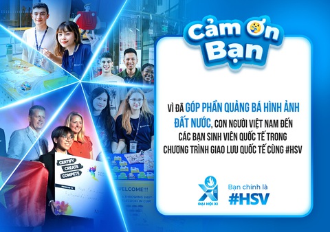 Lời xin lỗi - cảm ơn từ Hội Sinh viên Việt Nam - Ảnh 3. Là lời cảm ơn của Hội Sinh viên Việt Nam gửi đến sinh viên đã góp phần quảng bá hình ảnh, đất nước, con người Việt Nam đến bạn bè quốc tế
