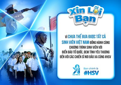 Lời xin lỗi - cảm ơn từ Hội Sinh viên Việt Nam - Ảnh 5. Và đặc biệt là lời xin lỗi của Hội vì chưa thể đưa được tất cả sinh viên Việt Nam đồng hành cùng chương trình sinh viên với biển đảo Tổ quốc