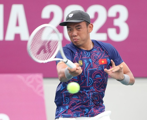 Lý Hoàng Nam *** ở giải Challenger tại Úc - Ảnh 1. Tay vợt số 1 Việt Nam Lý Hoàng Nam - Ảnh: VTF