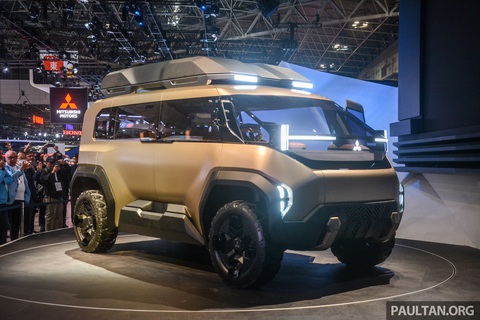 Mitsubishi D:X Concept: Thêm MPV cho khu vực Đông Nam Á? - Ảnh 1. Mitsubishi D:X Concept mang tổng thể MPV nhưng có vòm bánh, gầm và trần xe như SUV - Ảnh: Paultan