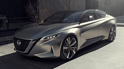 Lãnh đạo hứa hẹn cá tính mới hoàn toàn cho xe Nissan, bỏ V-Motion - Ảnh 1. Nissan sẵn sàng từ bỏ thiết kế V-Motion đã đồng hành với họ từ năm 2010 - Ảnh: Nissan