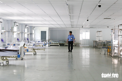 Sở Y tế TP.HCM đề xuất giải thể Bệnh viện dã chiến số 13, sẽ điều chuyển trang thiết bị - Ảnh 1. Bệnh viện dã chiến số 13 (huyện Bình Chánh, TP.HCM) - Ảnh: PHƯƠNG QUYÊN