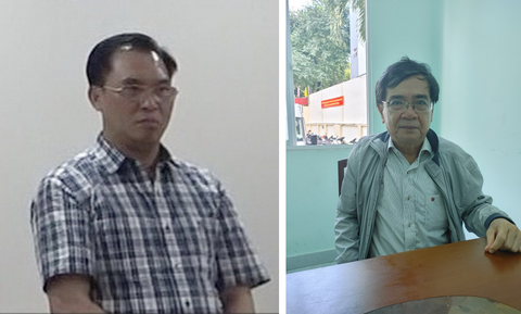 Khởi tố ông Đinh Trường Chinh trong vụ thâu tóm 'đất vàng' ở quận 1 - Ảnh 1. Bị can Đinh Trường Chinh (trái) và Huỳnh Thế Năng - Ảnh: Công an cung cấp