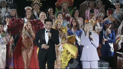Chung kết Miss International 2023 bị chê thiếu kinh phí, không chuyên nghiệp - Ảnh 3. Cứ ngỡ nữ nghệ sĩ piano là nhân vật chính của đêm thi