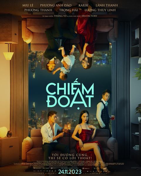 Cặp poster đôi của phim điện ảnh “Chiếm đoạt” Cặp poster đôi của phim điện ảnh “Chiếm đoạt”