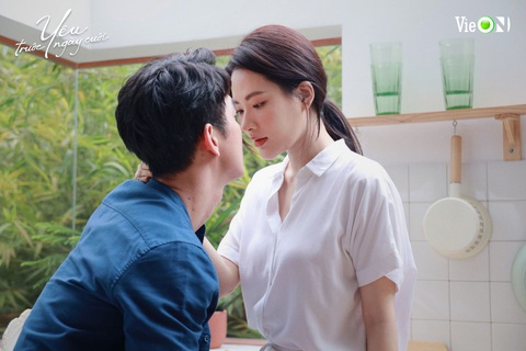 'Yêu trước ngày cưới': Minh Trang - Song Luân quay cảnh nóng suốt 5 giờ - Ảnh 2. Song Luân và Minh Trang trong Yêu trước ngày cưới