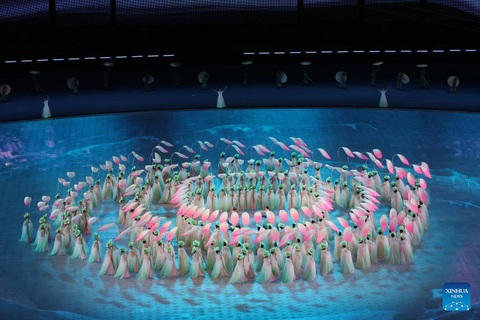 Bế mạc Asian Para Games 4: 'Lời chia tay đầy chất thơ' - Ảnh 1. Buổi lễ bế mạc Para Games 4 - Ảnh: Xinhua