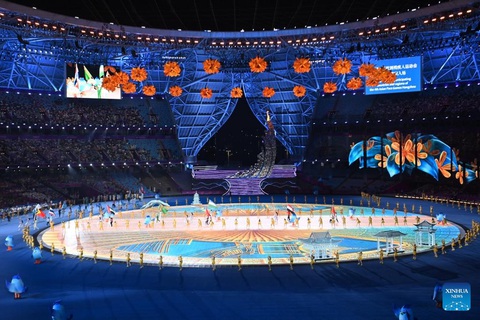 Bế mạc Asian Para Games 4: 'Lời chia tay đầy chất thơ' - Ảnh 3. Ảnh: Xinhua