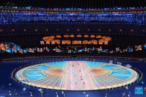 Bế mạc Asian Para Games 4: 'Lời chia tay đầy chất thơ' - Ảnh 4. Ảnh: Xinhua
