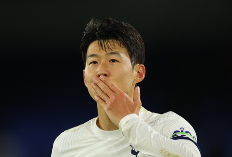 Điểm tin thể thao sáng 28-10: Girona lên đỉnh bảng La Liga, Tottenham củng cố ngôi đầu Premier Leagu - Ảnh 2. Son Heung Min ghi bàn giúp Tottenham giành chiến thắng trước Crystal Palace - Ảnh: REUTERS