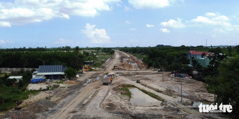 Cảnh dang dở, mịt mù trên những dự án đường trăm, ngàn tỉ ở Đà Nẵng - Ảnh 2. Một điểm trên tuyến vành đai.