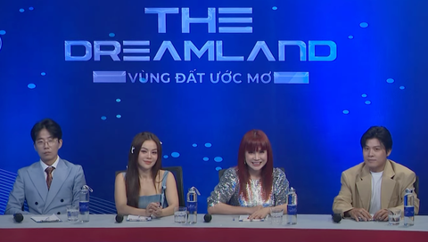 Lưu Thiên Hương lần đầu tham gia The Dreamland - Ảnh: BTC Lưu Thiên Hương (thứ hai từ phải qua) lần đầu tham gia The Dreamland - Ảnh: BTC