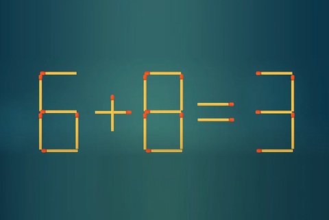 Thử tài IQ: Di chuyển một que diêm để 3x3=9-6 thành phép tính đúng - Ảnh 1.