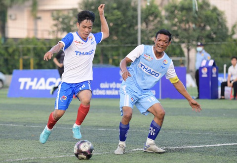 Giải bóng đá công nhân toàn quốc 2023: Thú vị đội bóng toàn "ngoại binh" - Ảnh 2. Giải vô địch bóng đá công nhân toàn quốc 2023 đã mang đến nhiều niềm vui cho các cầu thủ công nhân - Ảnh: QUANG ĐỊNH