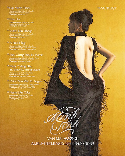 50 sắc thái tình của Văn Mai Hương - Ảnh 1. Album Minh tinh của ca sĩ Văn Mai Hương
