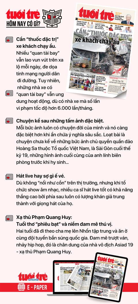 Tin tức sáng 3-10: Cao su xuất khẩu hầu hết sang Trung Quốc; Cấp bách bảo tồn chim hoang dã, di cư - Ảnh 7. Tin tức chính trên Tuổi Trẻ nhật báo hôm nay 3-10. Để đọc Tuổi Trẻ báo in phiên bản E-paper, mời bạn đăng ký Tuổi Trẻ Sao TẠI ĐÂY