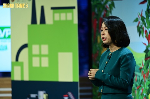 Shark Tank mùa 6 tập 2: Shark Hùng Anh chốt ‘gia vị’, Shark Bình có ‘bánh mì’ - Ảnh 2. Nguyễn Thị Vân Anh, nhà sáng lập và giám đốc điều hành Công ty Trí Việt Phát