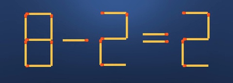 Thử tài IQ: Di chuyển một que diêm để 2+6-5=9 thành phép tính đúng - Ảnh 7. Thử tài IQ: Di chuyển một que diêm để 2+6-5=9 thành phép tính đúng - Ảnh 7.