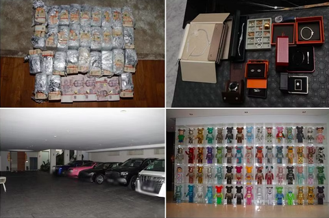 Singapore bác tin đồn phá vụ rửa tiền tỉ USD do 'áp lực' từ Trung Quốc - Ảnh 1. Một số tài sản bị thu giữ trong vụ án rửa tiền quốc tế ở Singapore - Ảnh: SPF