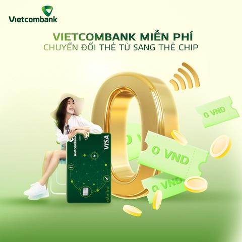Hiện đại với thẻ chip contactless của Vietcombank - Ảnh 1. Theo Vietcombank, với thẻ chip contactless, chủ thẻ chỉ cần đưa thẻ gần thiết bị thanh toán là giao dịch thành công - Ảnh: VCB