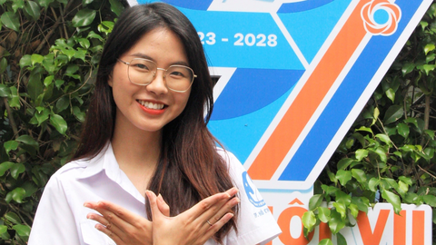 Chọn hài hòa, không tìm sự cân bằng - Ảnh 1. Nguyễn Thị Châu Anh, gương mặt Thủ lĩnh sinh viên TP.HCM và toàn quốc 2022 - Ảnh: CÔNG TRIỆU