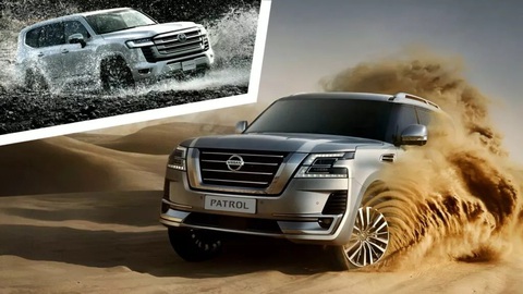 Nissan sắp đưa SUV cỡ lớn Patrol trở lại, hứa hẹn 'tốt hơn nhiều' so với đối thủ Toyota Land Cruiser - Ảnh 1. Nissan Patrol và Toyota Land Cruiser đều xây dựng danh tiếng bằng khả năng vận hành bền bỉ, mạnh mẽ - Ảnh: Carscoops