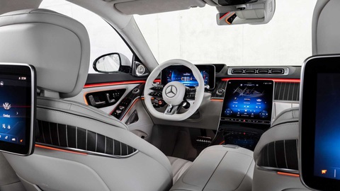 Mercedes-AMG G63 sắp được nâng cấp với giảm xóc siêu tân tiến, nội thất lột xác - Ảnh 3. Nội thất tham khảo cho AMG G63 mới lấy từ S63 mới nhất - Ảnh: Mercedes-Benz