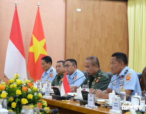 Đối thoại chính sách Quốc phòng Việt Nam - Indonesia - Ảnh 3. Phía đoàn Indonesia cam kết sẽ nỗ lực thúc đẩy phát triển quốc phòng, tương xứng với tiềm năng của hai nước - Ảnh: HÀ THANH