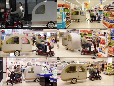 Nhà di động nhỏ nhất thế giới: Kéo bằng xe máy, xe đạp, có tiện nghi như mobihome cỡ lớn - Ảnh 9. Điểm trừ lớn nhất của QTvan là khó sử dụng đi đường dài, off-road. Nhưng đây không phải vấn đề lớn, mỗi phân khúc nhà di động có sứ mệnh riêng và hướng tới những người có nhu cầu sử dụng khác nhau - Ảnh: ETA