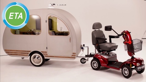 Nhà di động nhỏ nhất thế giới: Kéo bằng xe máy, xe đạp, có tiện nghi như mobihome cỡ lớn - Ảnh 7. Nhà di động nhỏ nhất thế giới: Kéo bằng xe máy, xe đạp, có tiện nghi như mobihome cỡ lớn - Ảnh 7.
