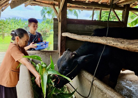 Bà Nương dù tuổi cao vẫn cố gắng lo cho cháu nhằm thực hiện lời hứa với người em gái qua đời vì bạo bệnh - Ảnh: MINH CHIẾN Bà Nương dù tuổi cao vẫn cố gắng lo cho cháu nhằm thực hiện lời hứa với người em gái qua đời vì bạo bệnh - Ảnh: MINH CHIẾN