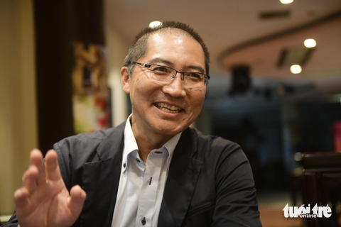 Ông Takahashi Masahiro, chủ Aodai Restaurant tại TP Chiba, Nhật Bản - Ảnh: QUANG ĐỊNH Ông Takahashi Masahiro, chủ Aodai Restaurant tại TP Chiba, Nhật Bản - Ảnh: QUANG ĐỊNH