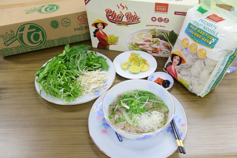Phở Ta - Bình Tây Food - Ảnh: QUANG ĐỊNH Bình Tây Food muốn giới thiệu đến người tiêu dùng quốc tế một thương hiệu phở mới của Việt Nam: Phở Ta - Ảnh: QUANG ĐỊNH