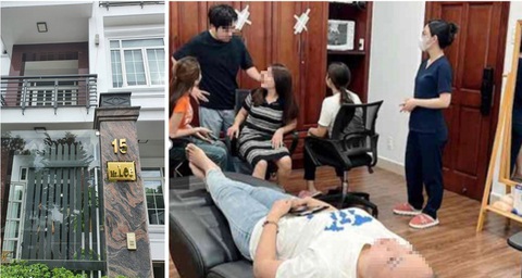 Cơ sở thẩm mỹ ‘chui’ thách thức đoàn kiểm tra tại TP.HCM bị xử phạt hơn 115 triệu đồng - Ảnh 1. Cơ sở thẩm mỹ “Mr Lee” tư vấn cho khách hàng và thách thức khi có đoàn kiểm tra đến - Ảnh: Sở Y tế cung cấp