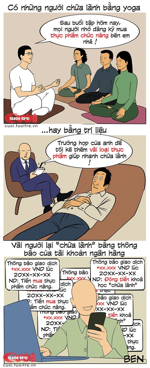 Bậc thầy 'chữa lành' - Ảnh 1. Phương pháp chữa lành của bậc thầy - Tranh: BEN
