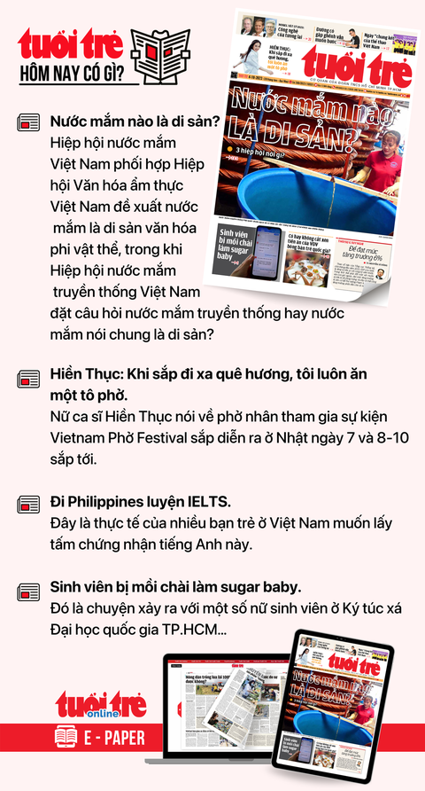 Tin tức sáng 4-10: TP.HCM kiểm tra nhà xe Thành Bưởi; Nhiều ngành nghề cắt giảm lao động - Ảnh 6. Tin tức chính trên Tuổi Trẻ nhật báo hôm nay 4-10. Để đọc Tuổi Trẻ báo in phiên bản E-paper, mời bạn đăng ký Tuổi Trẻ Sao TẠI ĐÂY
