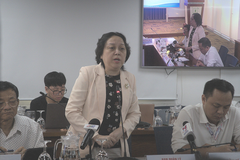 Quản lý thực phẩm từ thiện tại TP.HCM còn là mảng trống - Ảnh 1. Bà Phạm Khánh Phong Lan nhận định thực phẩm từ thiện hiện nay còn là một mảng trống - Ảnh: N.Y.