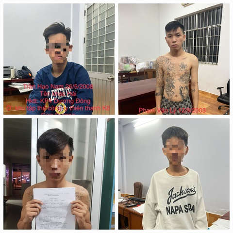 Bắt nhóm cướp nhí ở Phú Quốc - Ảnh 1. Nhóm cướp nhí ở Phú Quốc bị công an bắt giữ - Ảnh: Công an cung cấp