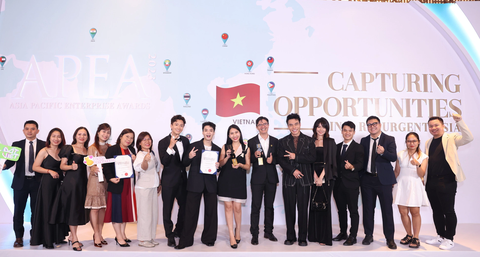 Dấu ấn DatVietVAC tại Asia Pacific Enterprise Awards 2023 (APEA) - Ảnh 4. Tập thể DatVietVAC tại lễ trao giải APEA 2023