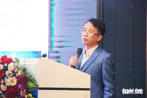 Thượng tá Cao Việt Hùng trao đổi về các xu thế tội phạm đánh cắp dữ liệu - Ảnh: TRẦN HOÀI Thượng tá Cao Việt Hùng - phó trưởng Phòng 4, Cục An ninh mạng và phòng chống tội phạm sử dụng công nghệ cao (Bộ Công an) - trao đổi về các xu thế tội phạm đánh cắp dữ liệu - Ảnh: TRẦN HOÀI