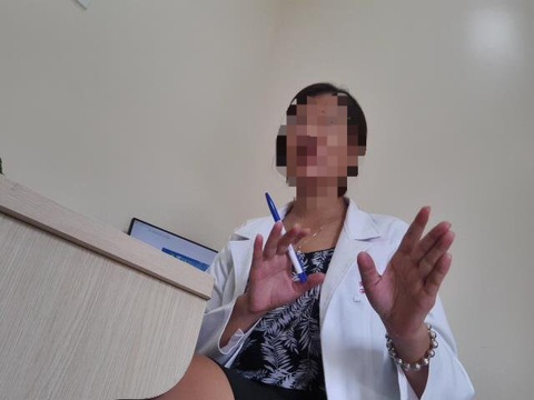 Chấm dứt hợp đồng với bác sĩ nhận bệnh từ trang Facebook mạo danh Bệnh viện Chợ Rẫy - Ảnh 1. Bác sĩ P.T.T. - người tư vấn và nói sẽ điều trị hiếm muộn cho bệnh nhân tại Bệnh viện An Sinh - Ảnh: H.L.