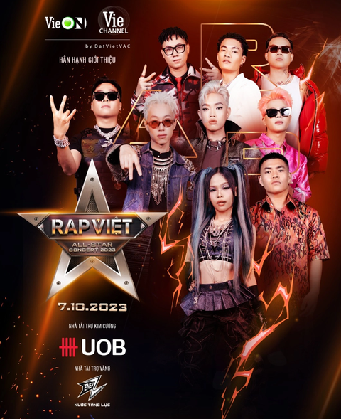 Rap Việt All-Star Concert 2023 được xem là "cơn địa chấn" về Rap & Hip Hop độc nhất năm 2023. Rap Việt All-Star Concert 2023 được xem là "cơn địa chấn" về Rap & Hip Hop độc nhất năm 2023