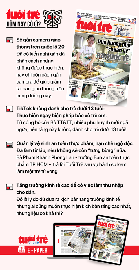 Tin tức sáng 7-10: Mức lệ phí mới cấp thị thực cho người nước ngoài - Ảnh 5. Tin tức chính trên Tuổi Trẻ nhật báo hôm nay 7-10. Để đọc Tuổi Trẻ báo in phiên bản E-paper, mời bạn đăng ký Tuổi Trẻ Sao TẠI ĐÂY.