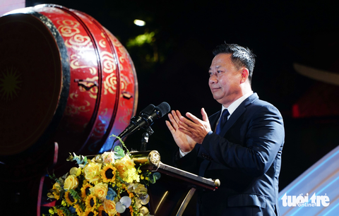 Ông Nguyễn Thanh Ngọc - chủ tịch UBND tỉnh Tây Ninh - phát biểu khai mạc chương trình Ngày Tây Ninh tại Hà Nội năm 2023 - Ảnh: NGUYỄN HIỀN Ông Nguyễn Thanh Ngọc - chủ tịch UBND tỉnh Tây Ninh - phát biểu khai mạc chương trình Ngày Tây Ninh tại Hà Nội năm 2023 - Ảnh: NGUYỄN HIỀN