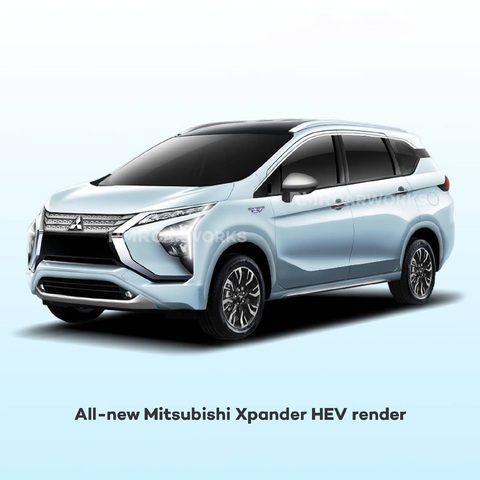 Tuy nhiên, Xpander cũng là một khả năng khác, dù có thể chỉ dưới dạng concept. Mitsubishi XPander HEV đã được lên kế hoạch giới thiệu trong năm nay, thì bản BEV (thuần điện) cũng rất hứa hẹn - Ảnh phác họa: rafimuamar40/Instagram
