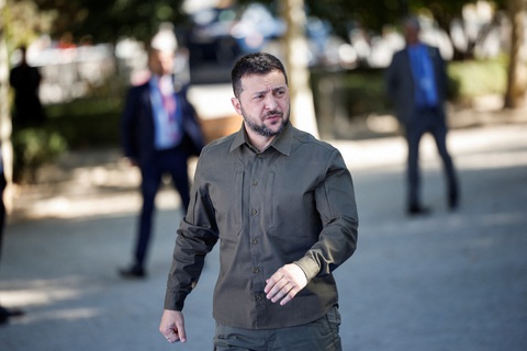 Ông Zelensky cảnh báo Nga tấn công Ukraine trong mùa đông - Ảnh 1. Tổng thống Ukraine Volodymyr Zelensky - Ảnh: REUTERS