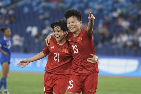 Bóng đá Việt Nam đi thụt lùi ở Asiad - Ảnh 3. Đội tuyển nữ Việt Nam tại Asiad 19 - Ảnh: ĐỨC KHUÊ